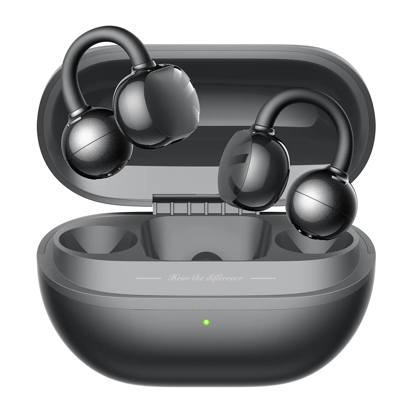 Soundpeats POP Clip Open-Ear Wireless Earbuds with Bluetooth 5.4, ENC Noise Cancelling Microphone, Game Mode, Fast Charging, IPX5 Waterproof Rating, and 30 Hours of Playtime for Sports and Everyday Use