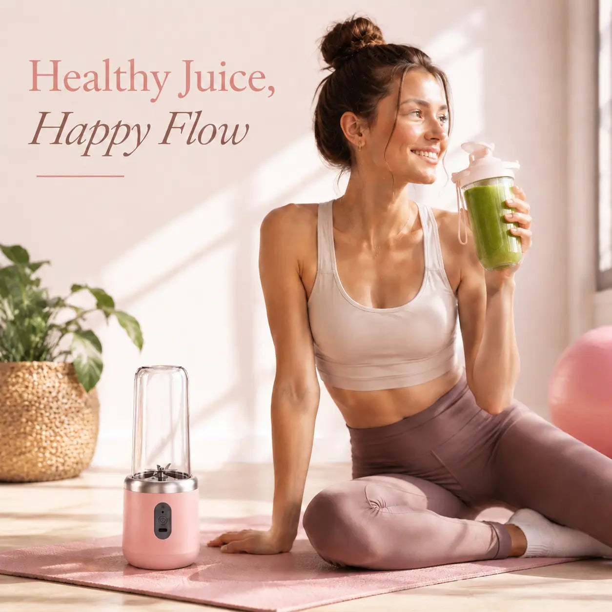 USB Rechargeable Portable Mini Blender - Cordless Smoothie Maker for Shakes, Baby Food, Vegetable Juices, and Travel Use, Leak-Proof Compact Design