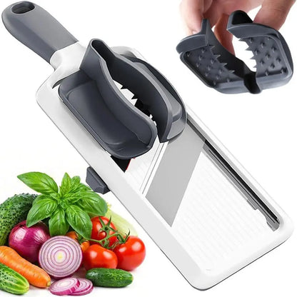 Adjustable Stainless Steel Multifunctional Vegetable Chopper and Slicer - 1 Count Kitchen Utensil and Gadget