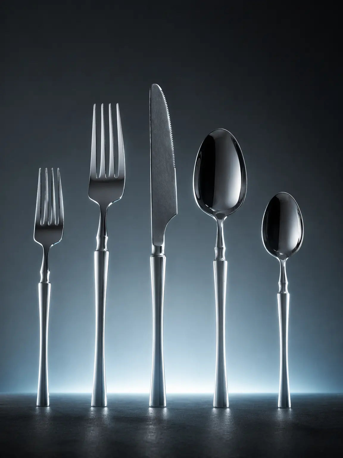 30-Piece Stainless Steel Cutlery Set - Dishwasher-Safe Forks, Spoons, Knives, and Teaspoons for Elegant Home Dining and Kitchen Essentials