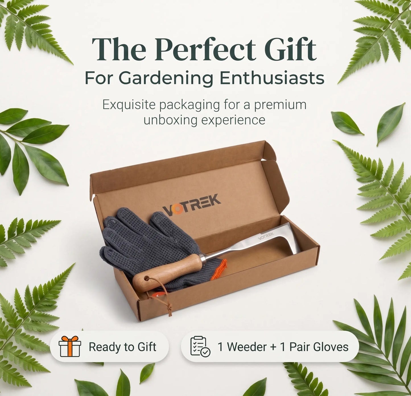 2026 Stainless Steel Crack Weeding Tool with Beech Wood Handle - Ideal Father's Day Gift for Lawn Care and Gardening in Sidewalks, Driveways, Patios, and Narrow Gaps