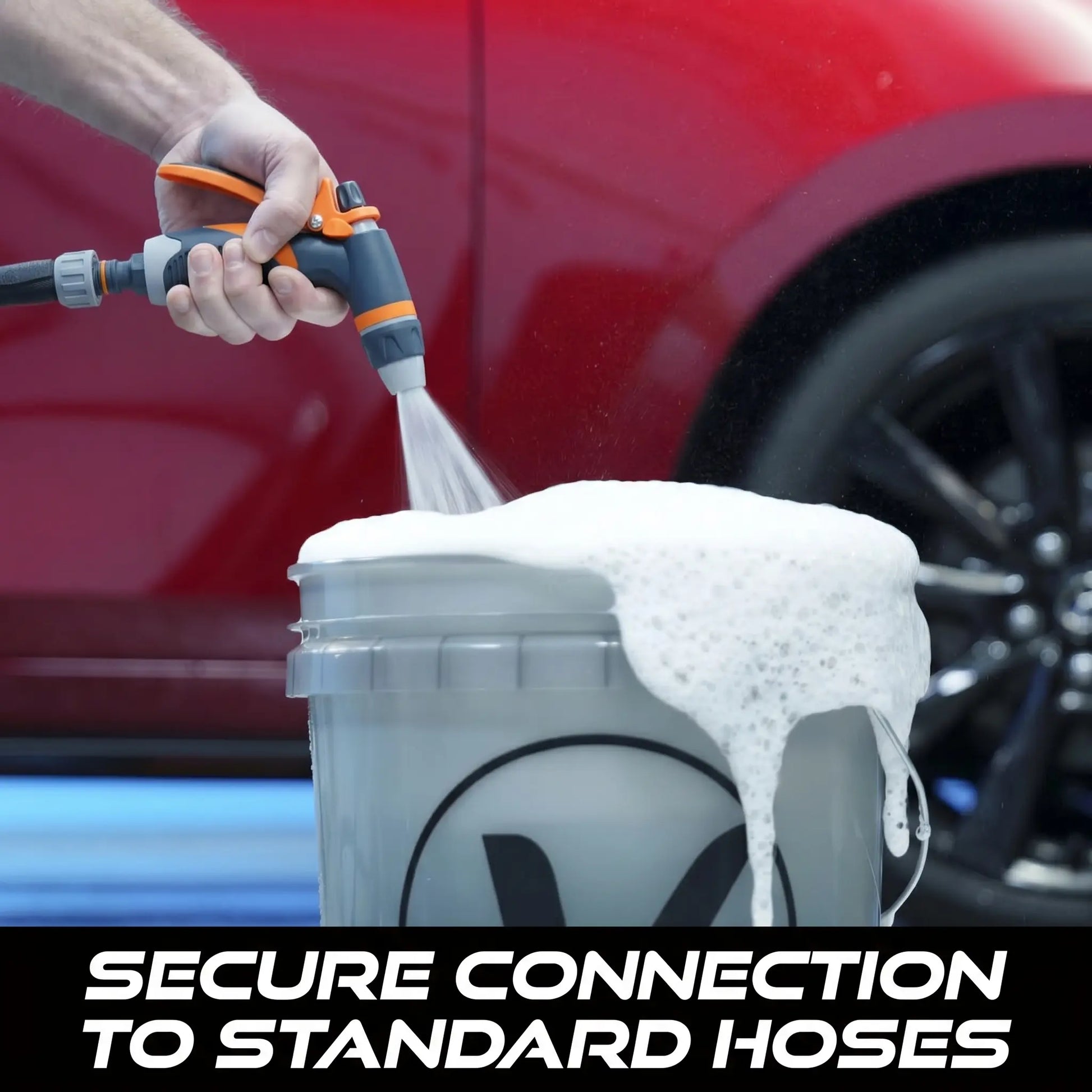Multi-Functional Adjustable Garden Hose Nozzle for Car Washing and Lawn Watering
